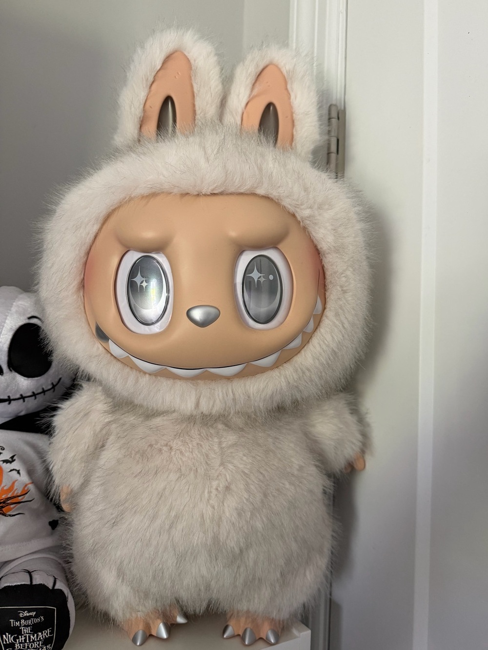 Labubu angel in clouds